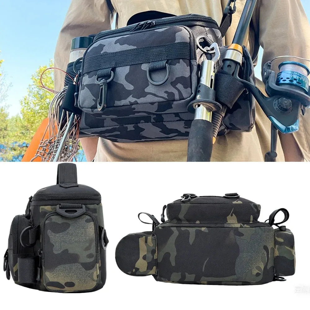 Mens Bags Fishing Back Pack Tool Backpack Shoulder Bag Goods Backpacks Sea Supplies Outdoor Rucksack Camo Entertainment Sports Ürün ana görseli