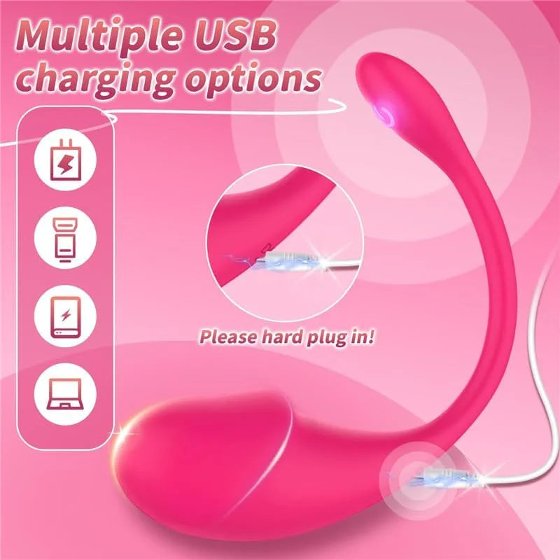 Wireless Bluetooth G Spot Vibrator for Women APP Remote Control Wear Vibrating Egg G Spot Clitoral Stimulator Sex Toys for Adult