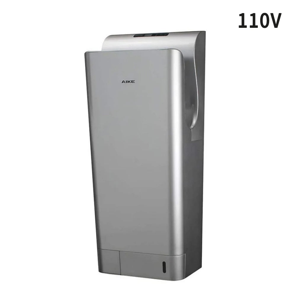 AIKE 7-10s Bathroom Vertical Hand Dryer Automatic High Speed Hand Dryer with UV Germicidal Lamp HEPA Filter and Brushless Motor