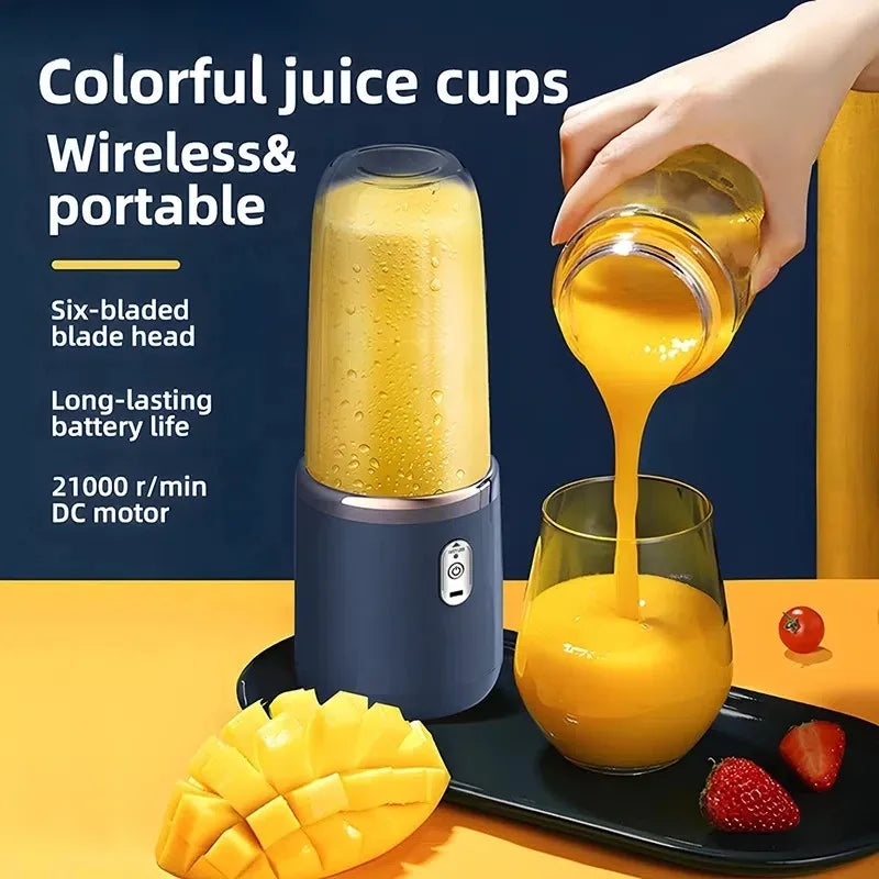 Double Cup Multifunction Usb Fruit Mixers Juicers Portable Electric Juicer Blender Fruit Juicer Cup Food Milkshake
