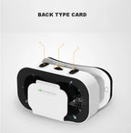 Shinecon Viar Virtual Reality VR Glasses Headset 3D Device Helmet Goggles Lenses For Smartphone Smart Phone Game Cell Mobile Set