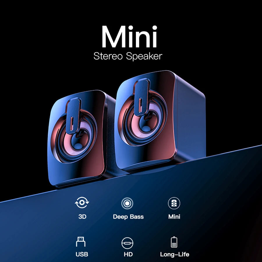 Computer Speaker For PC Laptop Desktop Caixa De Som Sound Box Music Audio System Bocina Column Acoustics Coluna Amplified Unit
