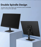 ZEUSLAP Rotating Portable Monitor Desk Metal Stand Holder For VESA Mount monitor
