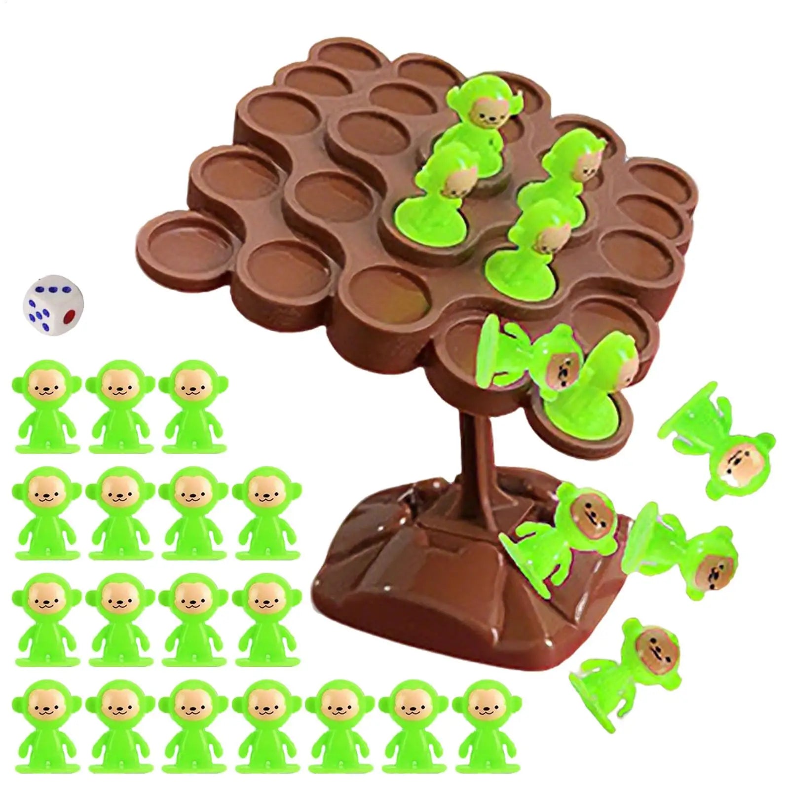 1pc Balancing Tree Toy Digital Monkey Balance Scale Educational Number Board Game Kids Learning Toys Montessori Math Toy