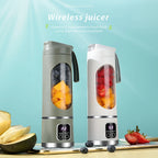 Portable Outdoor Electric Juicer 450ML  Digital Display Juice Cup USB Charging Mini Fruit Juicer