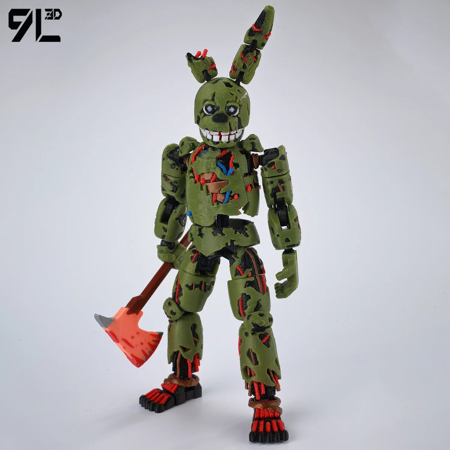 9L3D Printed FNAF Freddy Fazbear's Pizza Springtrap Toys Action Figures Anime Model Lucky13 Dummy13 Titan13 Ornaments Gifts Ürün ana görseli