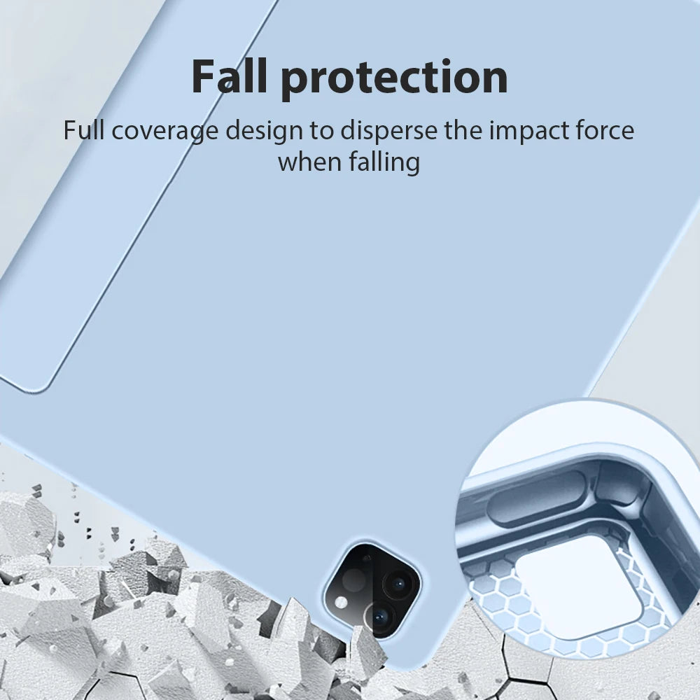 Case For iPad Pro 13 11th M5 M4 12.9 A16 10 9 8 9th 10th Generation For Ipad Air 11 M2 M3 5 4 3 Mini 6 7 2025 Cover Accessories