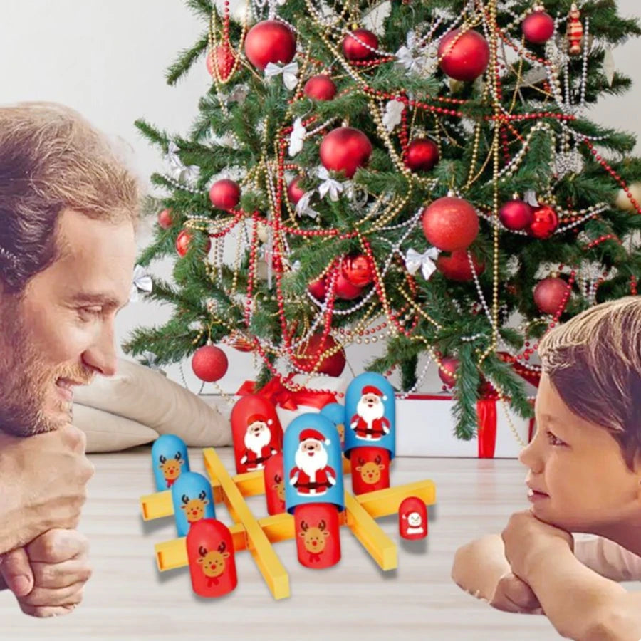 Table Board Toy Tic Tac Toe Big Eat Small Logical Thinking Training Game Parent-Child Interactive Family Game Kid Christmas Gift