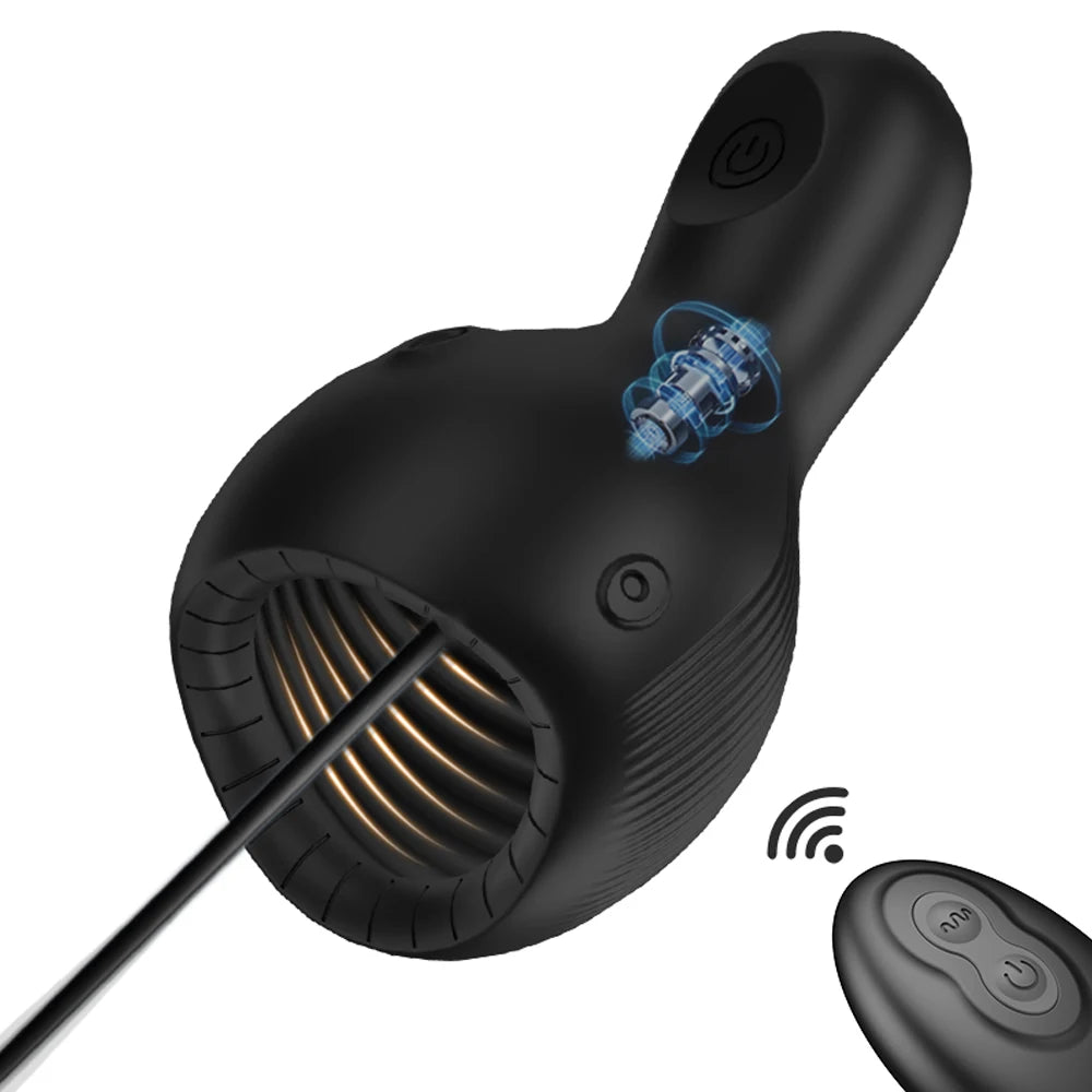 Penis Vibrator Male Masturbator Urethral Sound Dilators 10 Vibration Male Stroker Penis Trainer Glans Stimulator Adult Sex Toys Main image