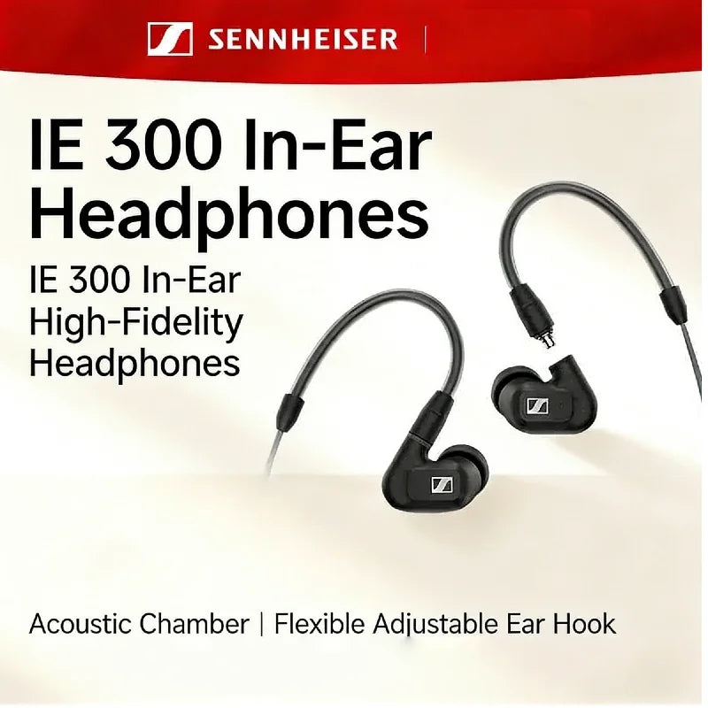 Sennheiser IE 300 Hi-Fi Audiophile In-Ear Earphones, Wired Earbuds with Detachable Cable, Noise Isolating for Studio Monitor Ürün ana görseli