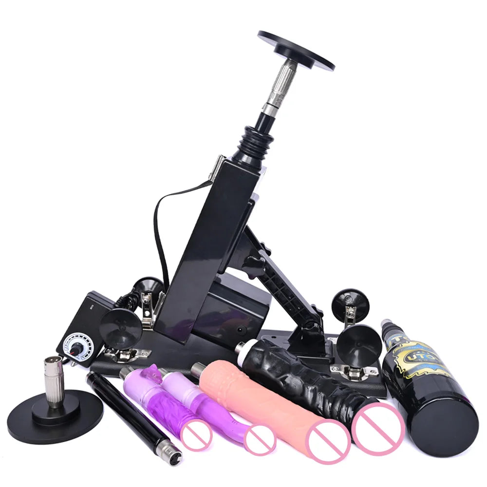 ROUGH BEAST Sex Machine for Women and Men with Dildo Attachment Automatic Masturbation Machine 3XLR Connector Sex Toys Products