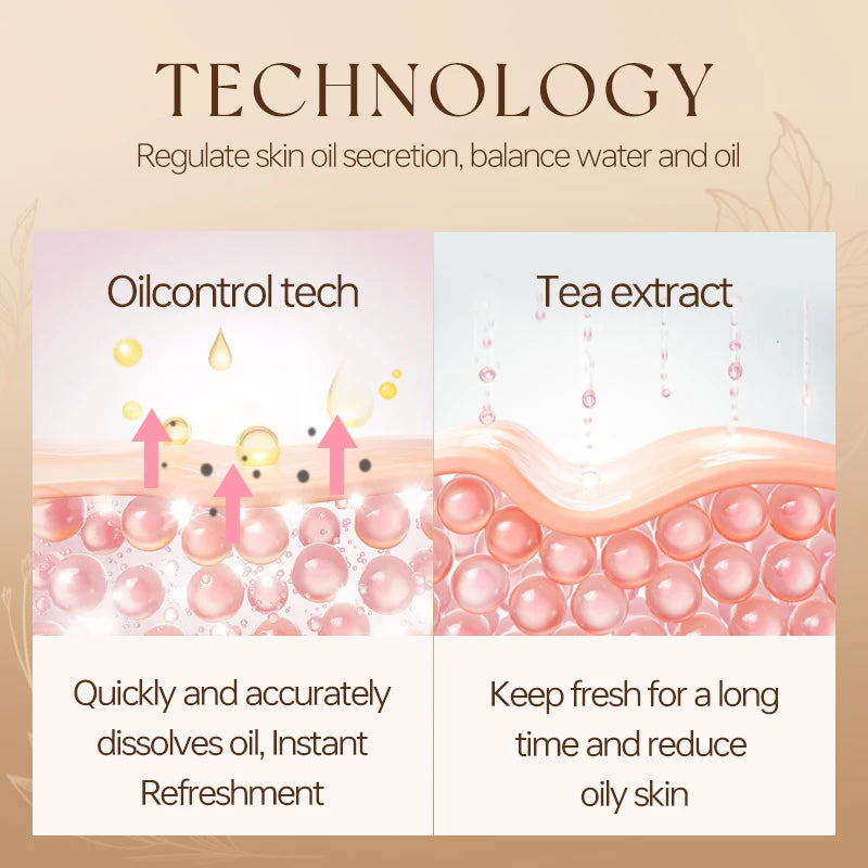 VETES 260ml Body Wash Tea Fragrance Shower Gel Oil Control Deeply Cleanses Keep Fragrance Take a Bath Balance Water and Oil