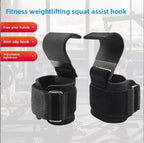 1/2PC Non-Slip Weight Lifting Hookspremium Pair of Straps Weightlifting Deadlift Chin Pull Up and Exercise Fitness Hook Training