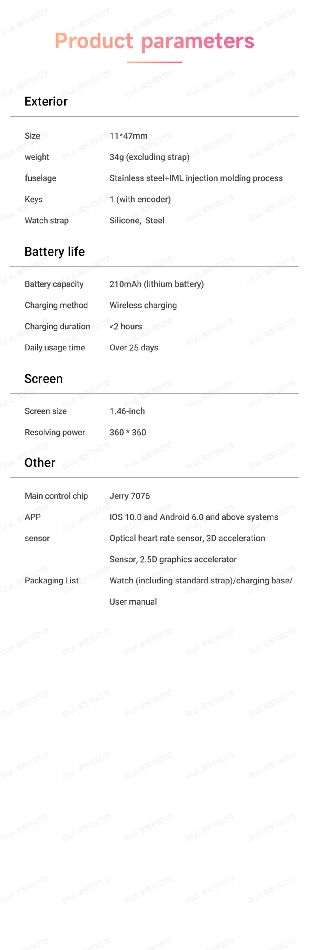 Fashion Zircon Smart Watch 1.46" AMOLED Screen 5.4 Bluetooth Call Heart Rate Temperature Monitoring Women Smartwatch Pedometer