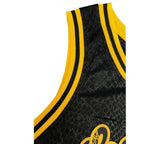 Men's Sleeveless Basketball Jersey,Snake Skin Vest Embroidered Lettering, Loose Fit, Sports Uniform for Summer Men Clothing