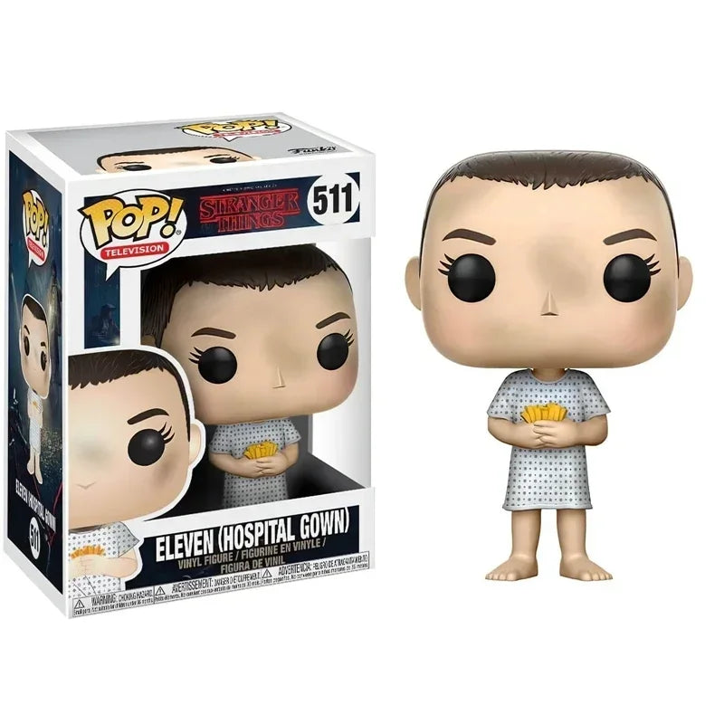 NEW!!! FUNKO POP Stranger Series #1462 Eddie #1250 Dustin Steve Robin Eleven Vinyl Action Figure Collection Models for Gifts