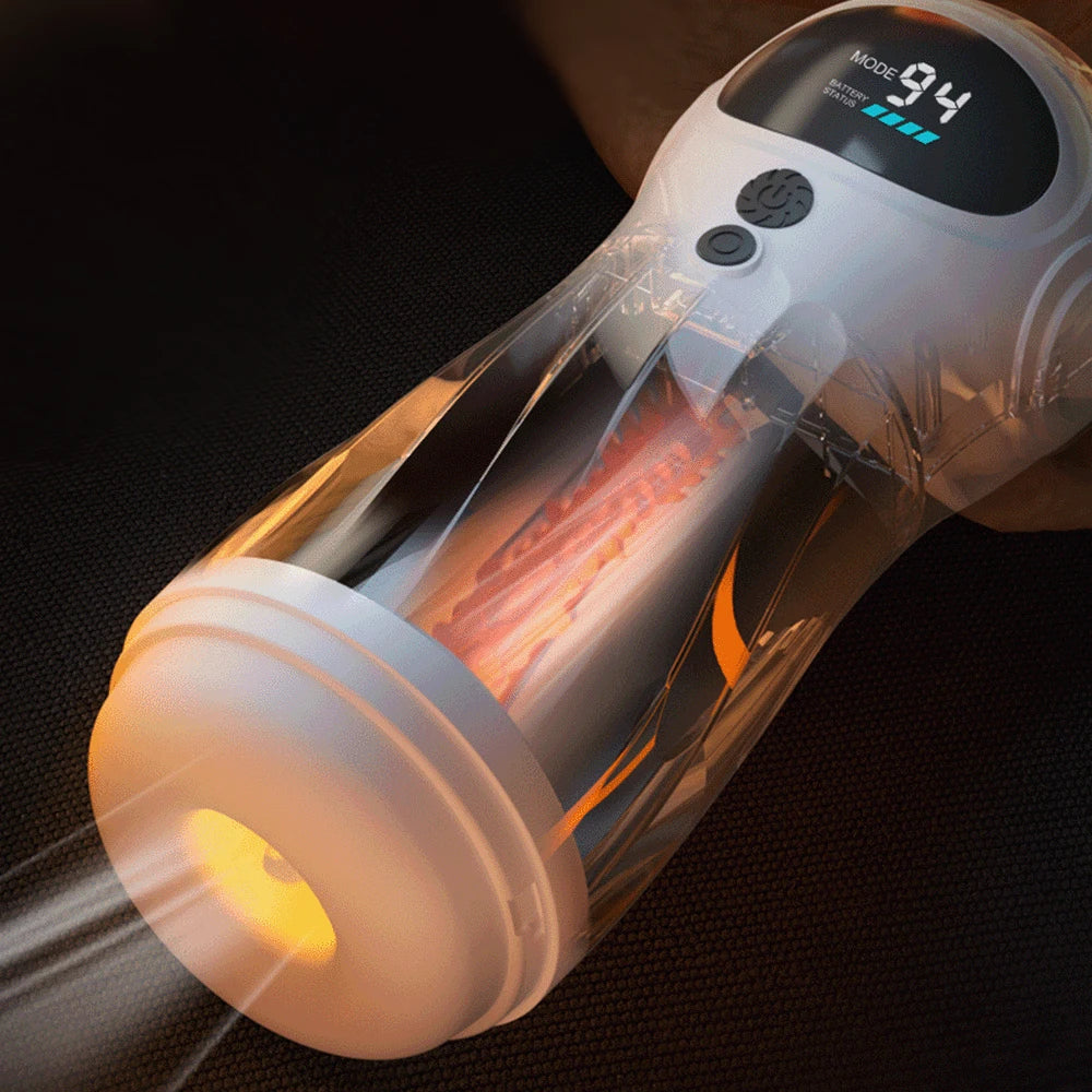 APP Remote Automatic Sucking Male Masturbator Cup Real Vagina Vibration Blowjob Masturbation Heated Sex Machines Toys For Man