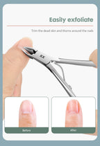 KK 11 in 1 Manicure Tools Professional Nail Clippers Set Stainless Steel Nail Cutter Pliers Scissors Kit Foot Care Hand Care