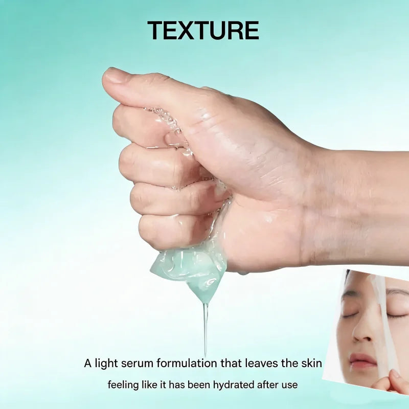 Korean Skincare PDRN Hyaluronic Acid Capsule 100 Serum Mask,Daily Moisturizing Salmon PDRN Serum Mask for Everyday Glow (10EA)