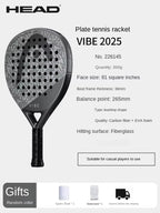 HEAD 2025 NEW Tennis Padel Rackets VIBE Series Carbon Fibre Eva Memory Flex Foam Core Padel Tennis Racquets Lightweight