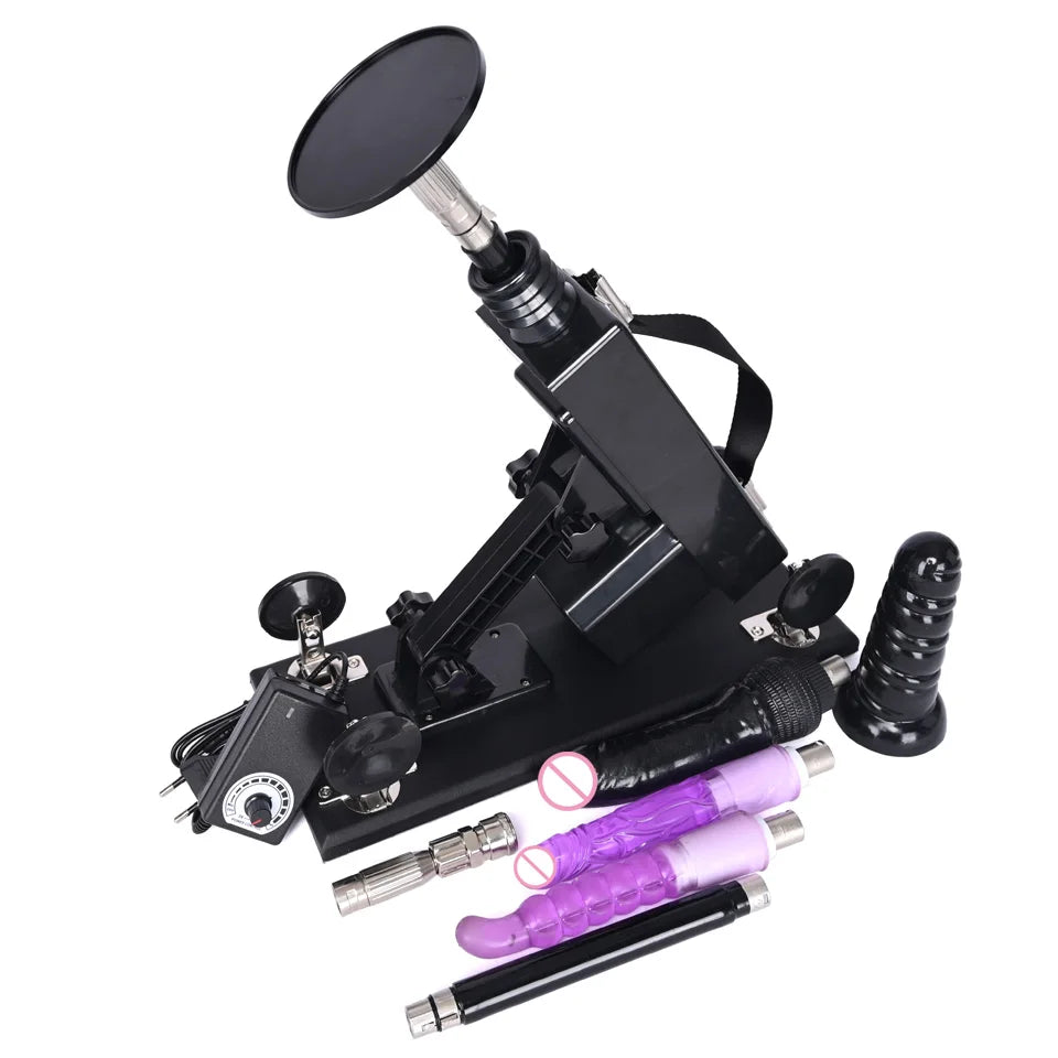 ROUGH BEAST Sex Machine for Women and Men with Dildo Attachment Automatic Masturbation Machine 3XLR Connector Sex Toys Products