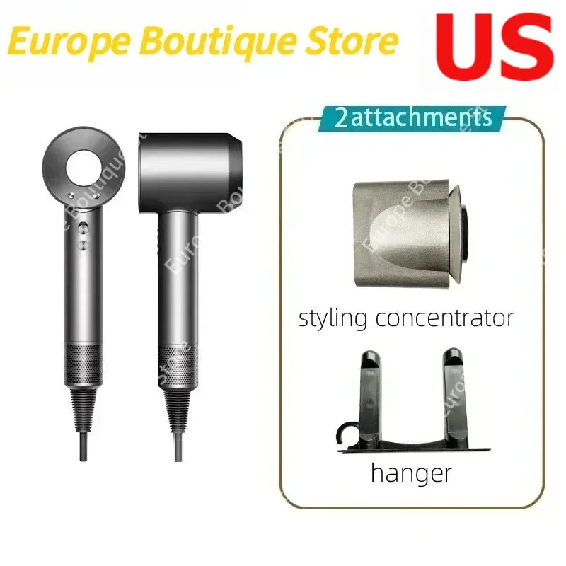 New Super Hair Dryer 220V Leafless Hair Dryer Personal Hair Care Styling Negative Ion Tool Schedule Negative Ion Electric Dryer