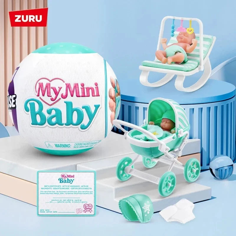 Zuru 5 Surprise My Mini Baby Miniature Baby Dolls Collectible Mystery Blind Egg 12 Styles To Collect In Stock Toy Gift For Kids