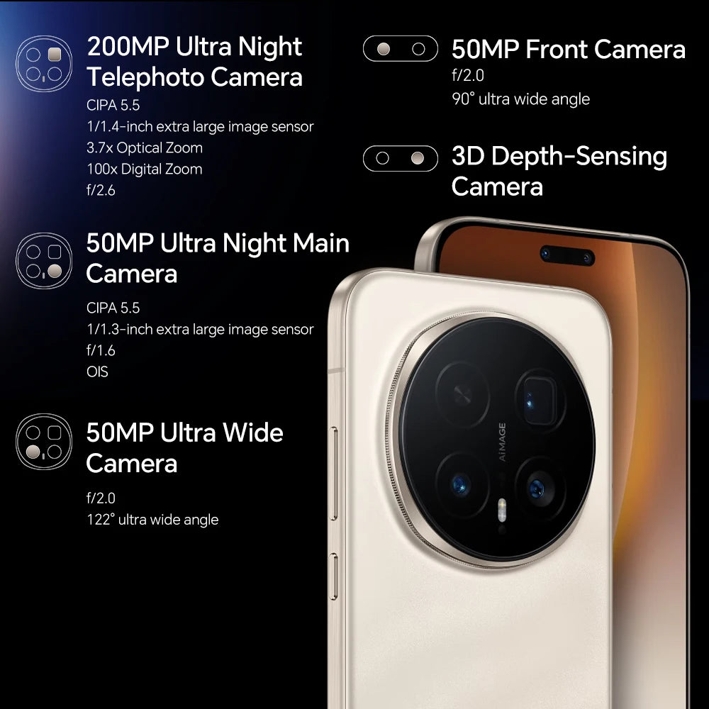 HONOR Magic 8 Pro 5G  EU Version Smartphone Snapdragon 8 Elite Gen 5 200MP AIMAGE 6270mAh 100W  6.71''OLED NFC eSIM Honor