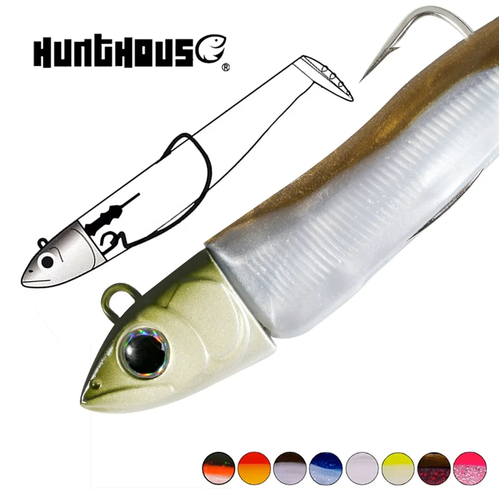Hunthouse Barre T. Minnow 7g/12g/25g/40g/60g/90g/120g Easy Shiner Soft Fishing Lure Jig Bait Bass Pike Fishing Leurre Souple Ürün ana görseli