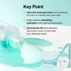 Korean Skincare PDRN Hyaluronic Acid Capsule 100 Serum Mask,Daily Moisturizing Salmon PDRN Serum Mask for Everyday Glow (10EA)