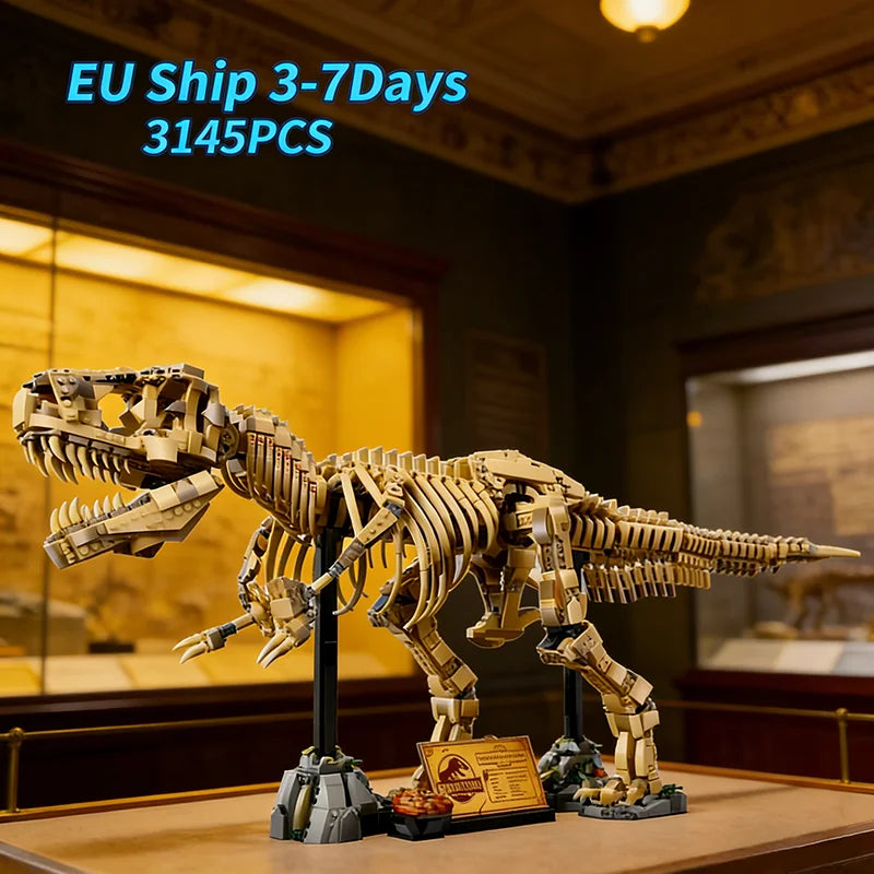 3145pcs 76968 Dinosaur Park Fossils Building Blocks Set Adults Assembled Bricks Model Toy Birthday Gifts Compatible With Set Ürün ana görseli