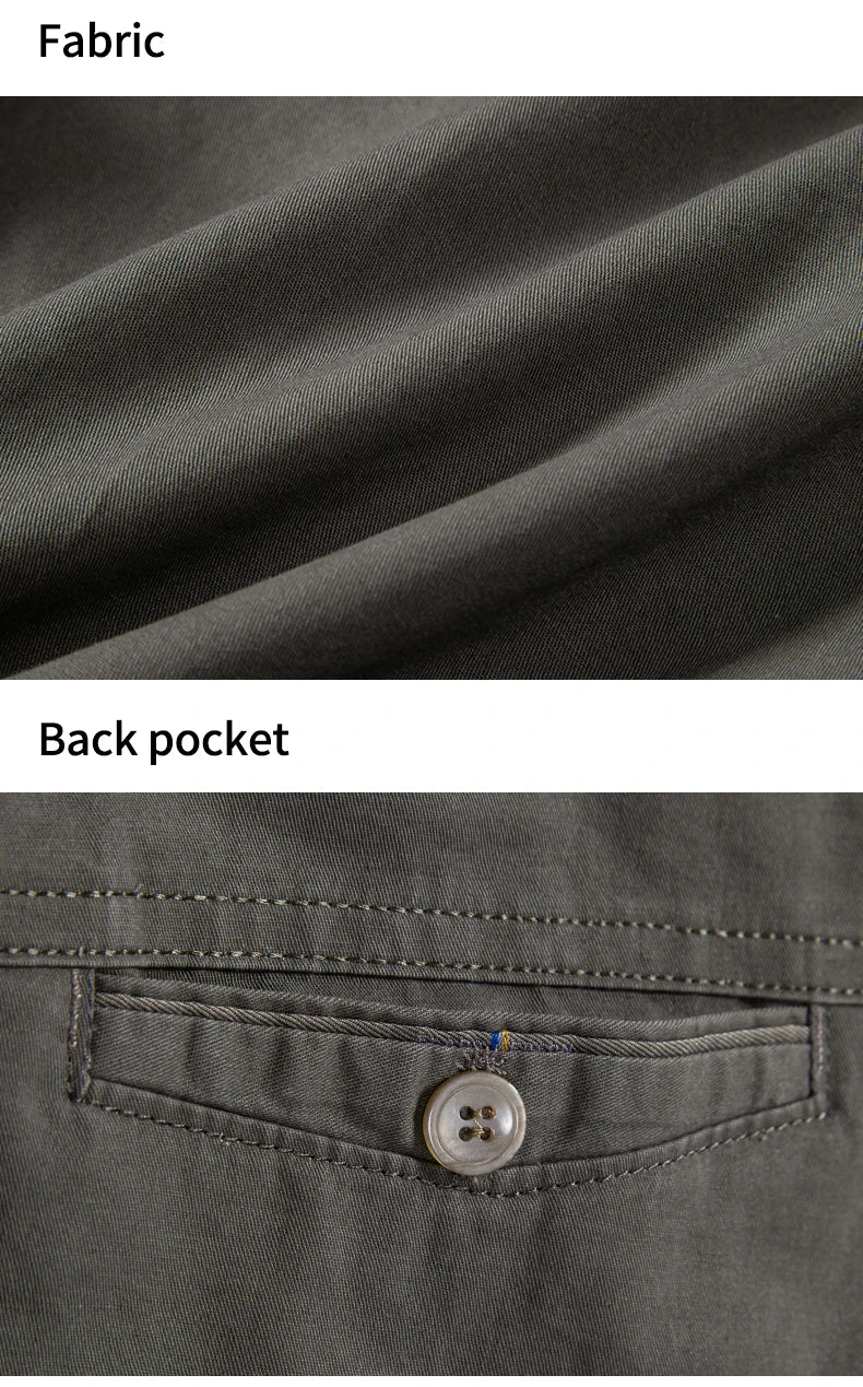 Men Golf Shorts Dress Shorts Lightweight Quick Dry Casual Work Shorts Flat Front Hiking Shorts with 4 Pockets