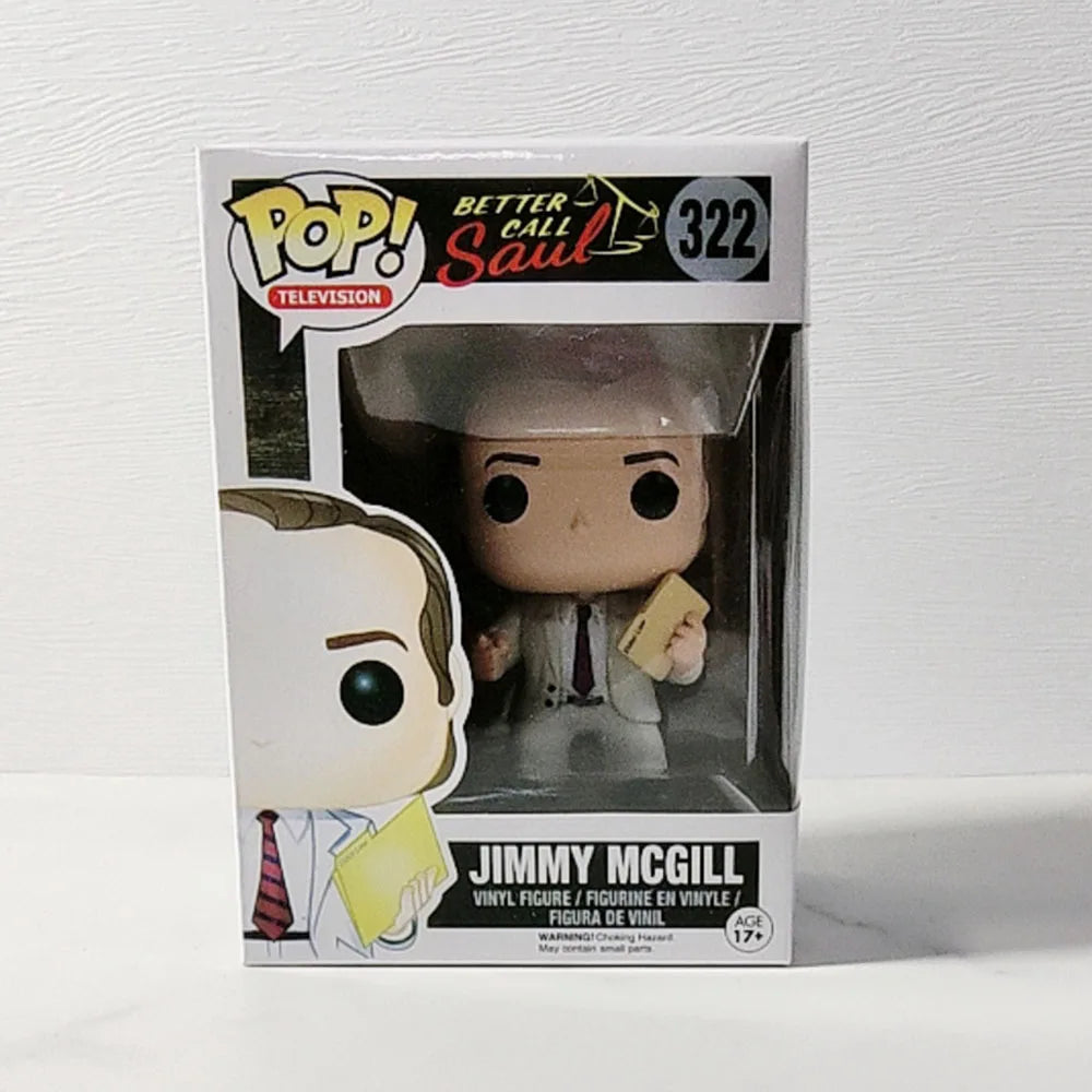 Television Better Call Saul funkos Jimmy Mcgill #322 pops Action Figure Toys Collection Dolls Gifts for Children