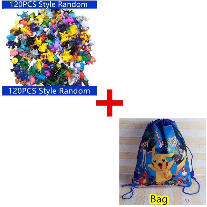 144 Style Anime  Action Figure Model Pokemon Figure Toys Ornamental Decoration Collect Toys For Children's Christmas Gift