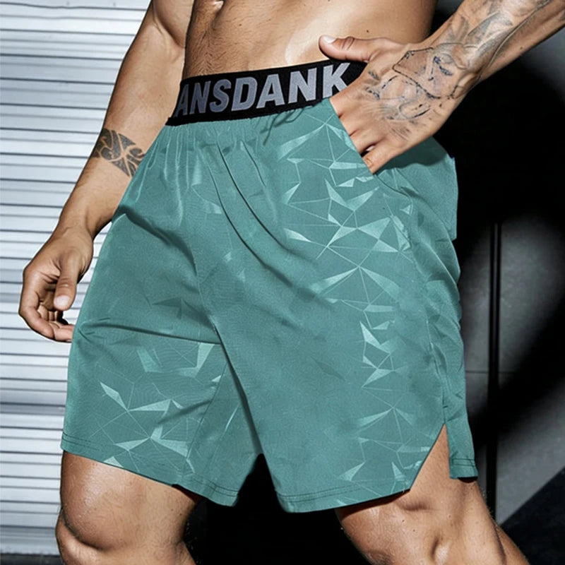 Men Running Shorts Summer Sportswear Male Football Clothing Gym Fitness Tracksuit Jogging Training Shorts Sport Short Pant Men Ürün ana görseli