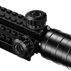 3-9X32 EG Scope 3 in 1 Combo Hunting Scope Red Green Illuminated with Holographic Reflex 4 Reticle Red Green Dot Sight Caza