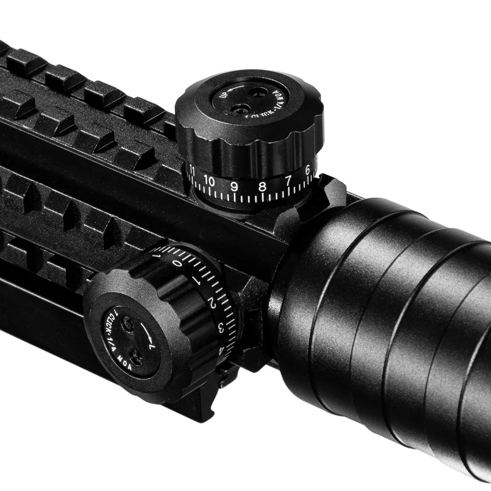3-9X32 EG Scope 3 in 1 Combo Hunting Scope Red Green Illuminated with Holographic Reflex 4 Reticle Red Green Dot Sight Caza
