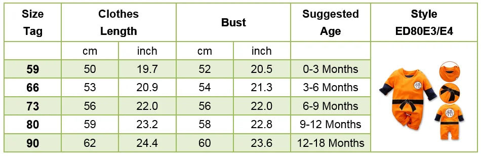 Anime Clothes Baby Vegeta Rompers Newborn Kuririn Roshi Training Outfit Infant Kids Halloween Cartoon Cosplay Costume Jumpsuit