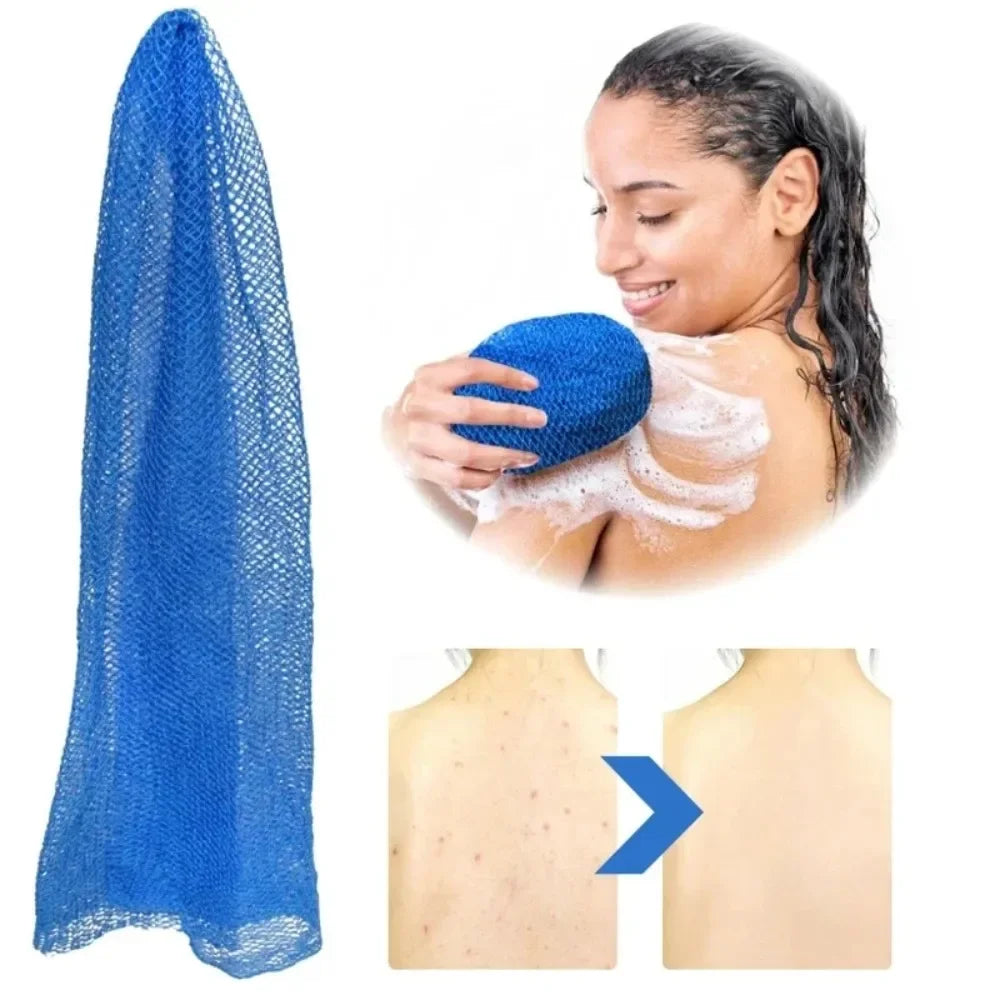 3/1 Pcs Exfoliating African Net Bath Sponge Washcloth Double Side Loofah Towel ack Shower Scrubber for Smooth Skin Bath Supplies Secondary image