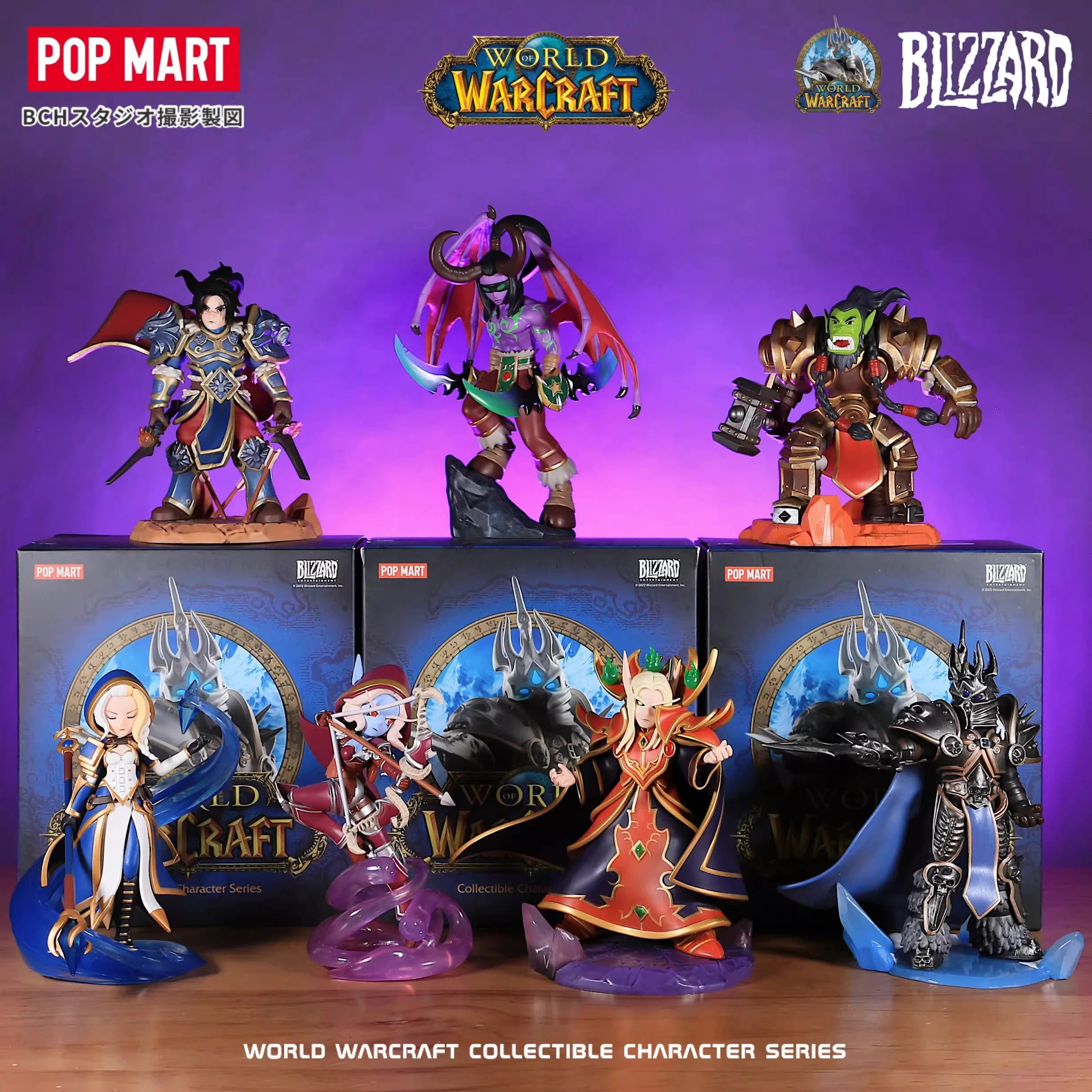 POP MART World of Warcraft Classic Blind Random Box Toys Ornaments Action Figure Mystery Box Caja Caixa Guess Bag for Boys Gitf Ürün ana görseli