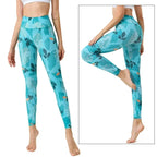 Cloud Hide Women Home Yoga Pants Fitness Gym Exercise Sports Leggings High Waist Sexy Long Print Tights Workout Running Trouser
