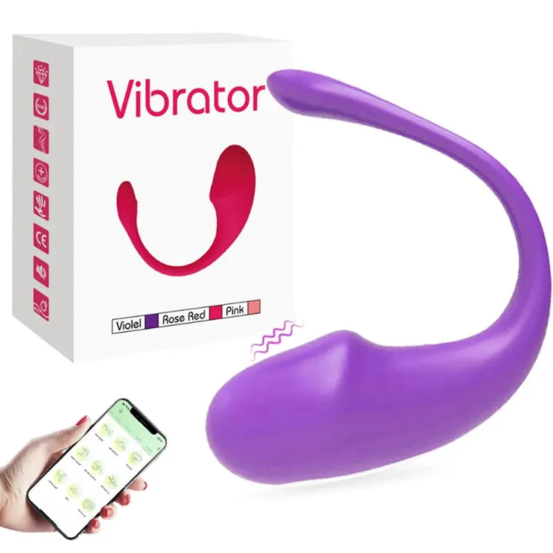 Wireless Bluetooth G Spot Vibrator for Women APP Remote Control Wear Vibrating Egg G Spot Clitoral Stimulator Sex Toys for Adult