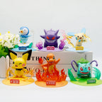 Pokemon Series Blind Box Pikachu Mewtwo Anime Figures Ornaments Dolls Gardevoir Sylveon Model Fans Desktop Car Christmas Gift