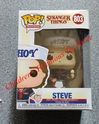 NEW!!! FUNKO POP Stranger Series #1462 Eddie #1250 Dustin Steve Robin Eleven Vinyl Action Figure Collection Models for Gifts