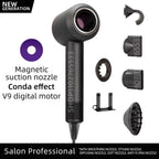 Ionic Hair Dryer 5 In 1 With Diffuser Professional Hair Care Appliances Women Salon Barber Leafless Hairdryer Super Hair Dryer