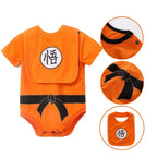 Anime Clothes Baby Vegeta Rompers Newborn Kuririn Roshi Training Outfit Infant Kids Halloween Cartoon Cosplay Costume Jumpsuit