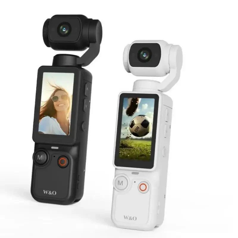 4K HD Video Recording Camera with 1.9" CMOS, USB Rechargeable, 180° Rotating Action Camcorder for Vlogging, Live Streaming Ürün ana görseli