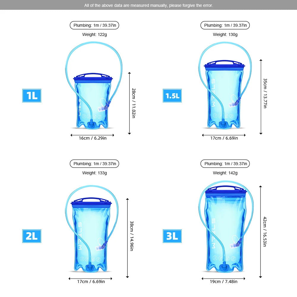 WRELS Foldable Silicone Water Bottle Outdoors Traveling Sport Running Cycling Kettle Water Bottle BPA Free 500ml With Straw