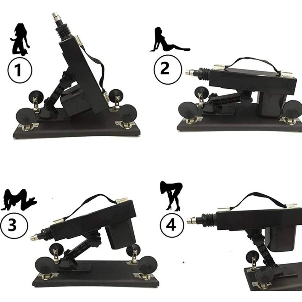 ROUGH BEAST Sex Machine for Women and Men with Dildo Attachment Automatic Masturbation Machine 3XLR Connector Sex Toys Products