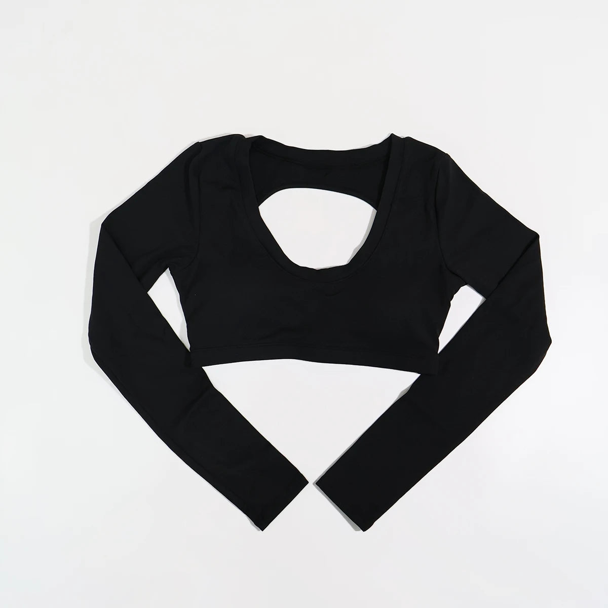 New Summer Women's Backless Long Sleeved Yoga Top Breathable Soft Sportswear for Gym Training Comfortable Fitness Clothing Woman